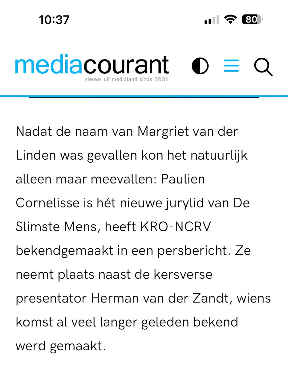 Haha is wel zo 😁

#deslimstemens #slimstemens #maartenvanrossum <a href="/Mediacourant/">Mediacourant.nl</a>