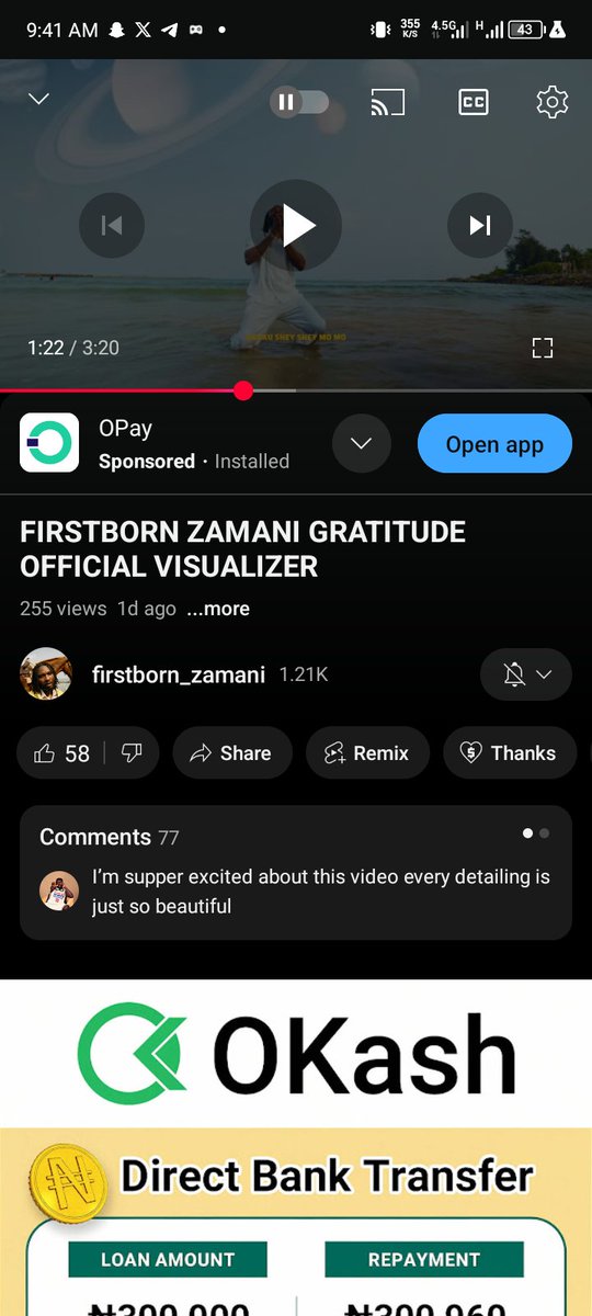 Blessing1721555's tweet image. Na everywhere I dey chop am...
Spotify and YouTube..
You did amazingly well 
#REBELMUSICFAMILY
#Gratitude 
#Firstborn