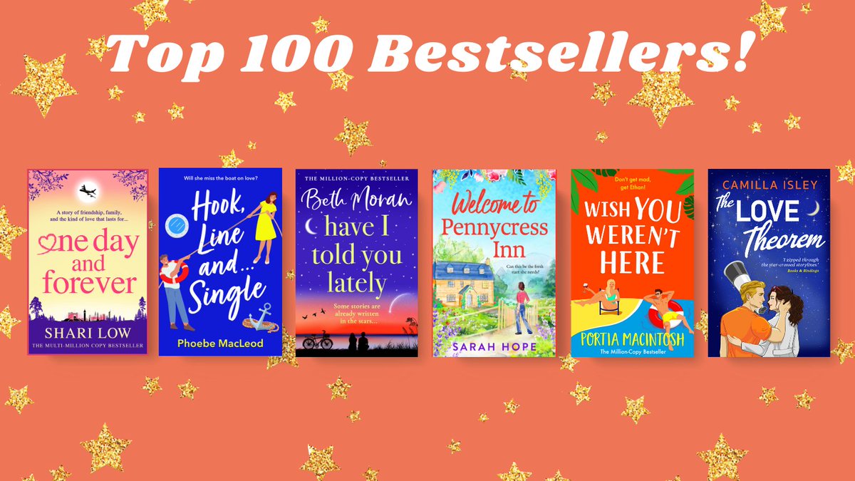 Boldwood Books (@boldwoodbooks) on Twitter photo ✨ TOP 100 BESTSELLERS ✨
Massive congratulations to <a href="/sharilow/">Shari Low Books</a>, <a href="/macleod_phoebe/">Phoebe MacLeod</a>, Beth Moran, <a href="/SarahHope35/">Sarah Hope</a>, <a href="/PortiaMacIntosh/">Portia MacIntosh</a> and <a href="/camillaisley/">Camilla Isley🗽👩❤️💋👨🐶🐱🍩</a> who are in the Kindle Top 100 Bestsellers chart today! 🎉 📚 ✨ TOP 100 BESTSELLERS ✨
Massive congratulations to <a href="/sharilow/">Shari Low Books</a>, <a href="/macleod_phoebe/">Phoebe MacLeod</a>, Beth Moran, <a href="/SarahHope35/">Sarah Hope</a>, <a href="/PortiaMacIntosh/">Portia MacIntosh</a> and <a href="/camillaisley/">Camilla Isley🗽👩❤️💋👨🐶🐱🍩</a> who are in the Kindle Top 100 Bestsellers chart today! 🎉 📚