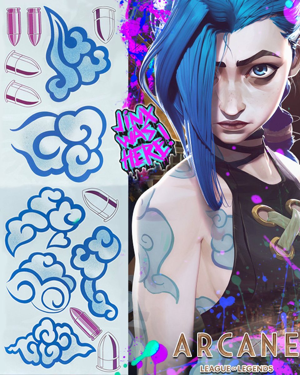 CosplayBuzz's tweet photo. "Dance with my bullets, darling."💥
Cosplay Tattoo AC101
👉https://t.co/PHjGp5asGw

#cosplaybuzz #cosplay #cosplaytattoo #tattoo #jinxtattoo #jinxarcane #jinx #lol #arcaneleagueoflegends #anime #animetattoos #colorfultattoo #arcanetattoo #arcane https://t.co/mwofmuOGky