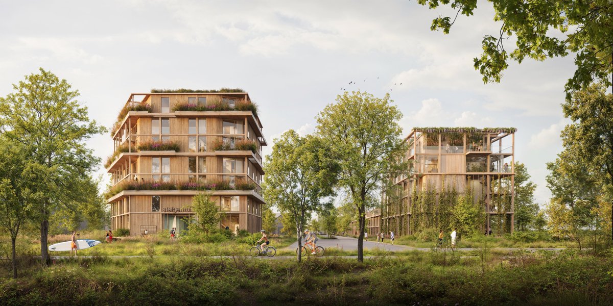 Op de noordoever van de Haarijnseplas ontwikkelt de gemeente Utrecht een nieuwe woonwijk. De tender voor 63 duurzame woningen in deze wijk is gewonnen door het team van Blink, Marc Koehler Associates en hun partners. architectenweb.nl/nieuws/artikel…