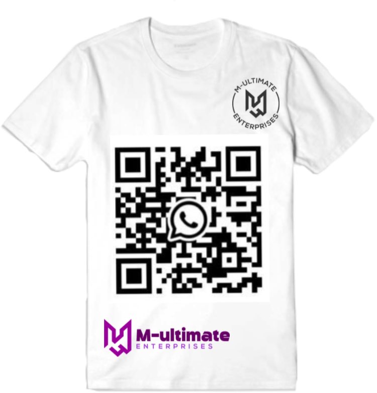 M_ultimateknits's tweet photo. Try this and see what will happen 

Use your camera and scan this QR code on this shirt 

It will take you to M-ultimateknits store watsapp page 

Good morning to you 

#benueknitter❤️🧶❤️ #yourknitstylist #knitaddict #knittinginbenuestate #consistencyiskey https://t.co/itVtrb4Rd0