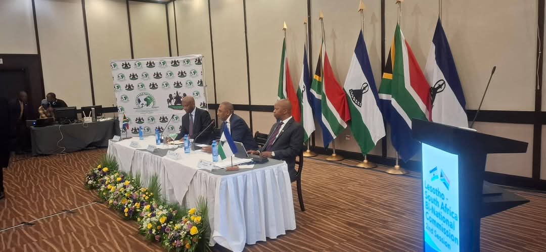 Senior Officials Meeting kicks off, co-chaired by PS Lekhela, DG Seokolo &amp; HC Jafeta. Mr. Mohapi tables report for adoption &amp; submission to Council of Ministers ahead of final signing by PM Matekane &amp; President Ramaphosa at the BNC Summit on 23 April in Maseru. #BNC2025