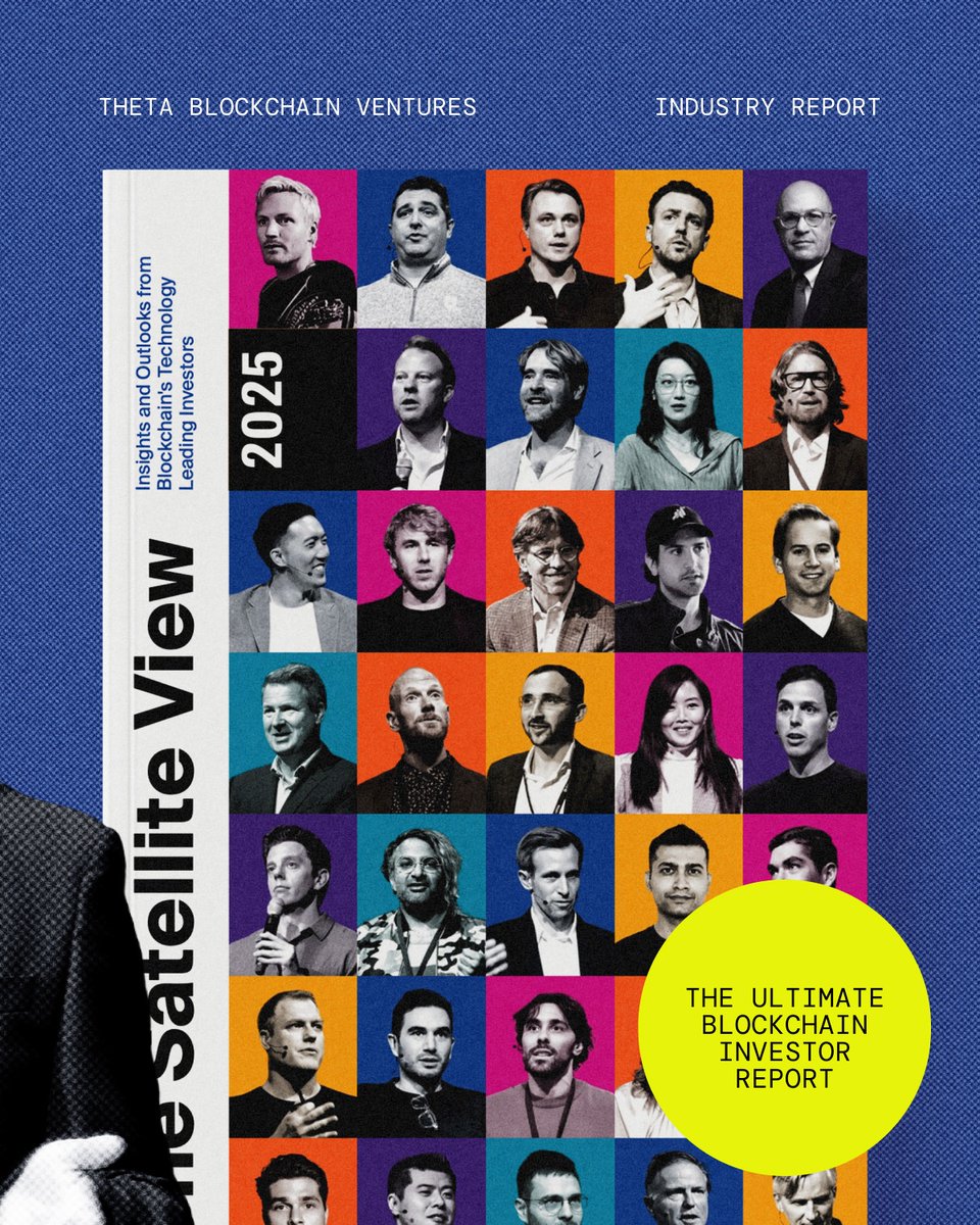 The Satellite View: Bold Predictions 2025
Lasse Clausen, Founding Partner 1kx
Access the full report: tinyurl.com/yc4j4aut

The Satellite View is our annual Theta Blockchain Ventures industry report with insights from leading venture capitalists and founders on the forces