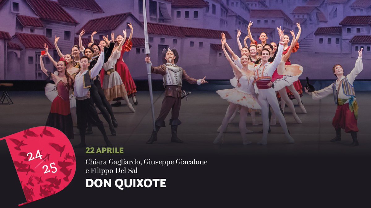 #duse2425 Un grande classico del repertorio ballettistico rivive oggi alle ore 21 sul palcoscenico con tutta la sua forza narrativa e virtuosismo tecnico

In scena il Balletto di Siena, con ‘Don Quixote’ diretto da Marco Batti

➡️ teatroduse.it/spettacoli/don…