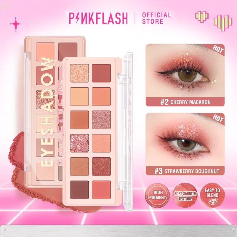 _nadiahanim_'s tweet photo. Check out PINKFLASH PinkDessert Pink Dessert 𝟏𝟐 𝐬𝐡𝐚𝐝𝐞𝐬 eyeshadow palette High pigment Fine and smooth powder Waterproof Long-lasting Eye Make Up for RM16.48 - RM20.88. Get it on Shopee now! https://t.co/BirUDLVXWR https://t.co/qlkvek7ii1