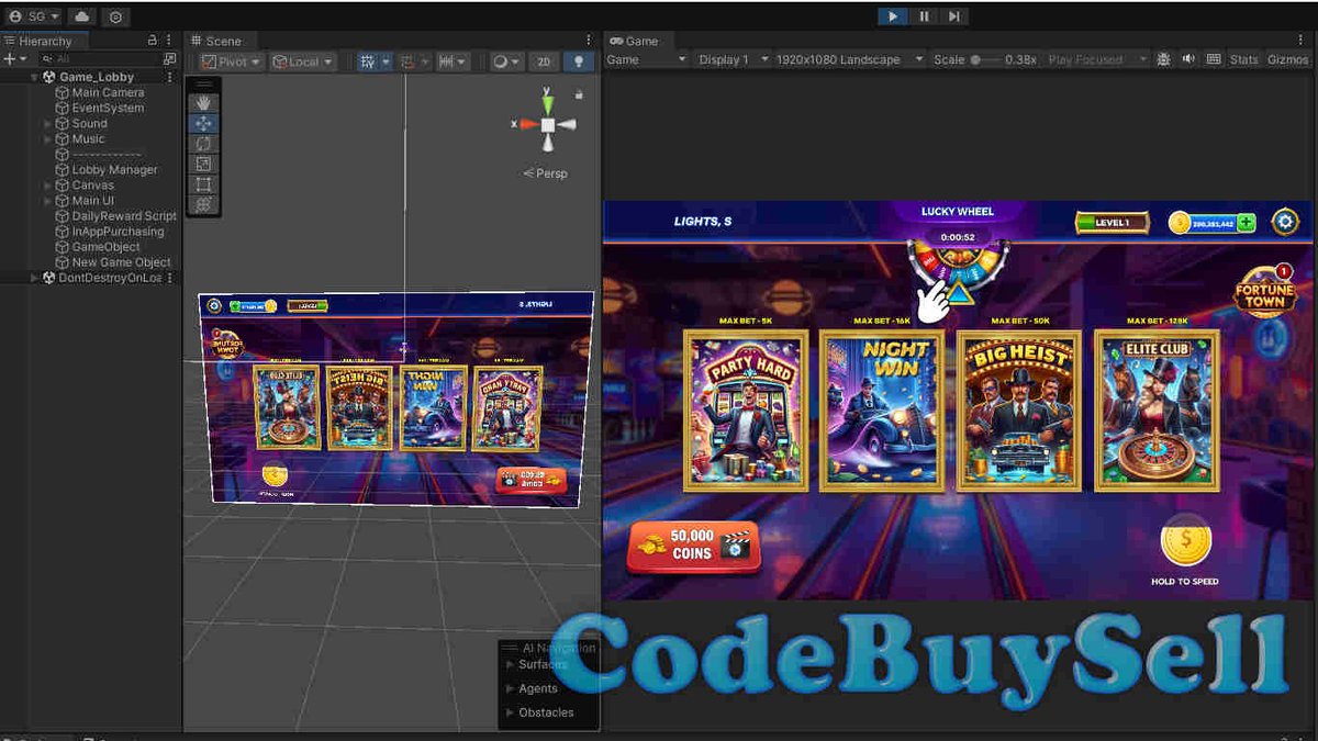 Premium Casino Slot Games - Unity Source Code | Reskin Project | Hire Game Developers

Unity Source Code Link : codebuysell.com/product/premiu…

Free Download Unity Game Source Code Visit : codebuysell.com

Whatsapp: +15055090428 wa.me/+15055090428
