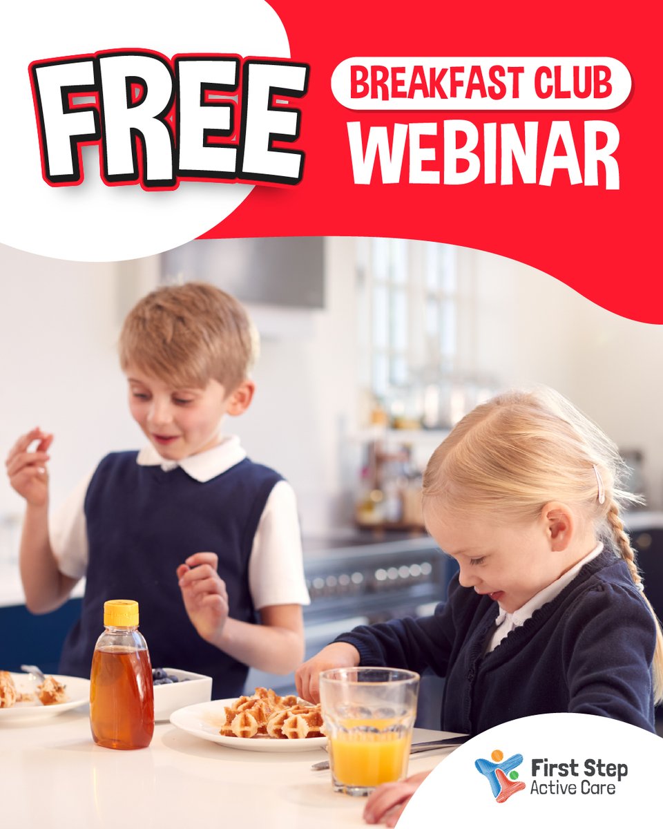First Step Sports (@firststepsports) on Twitter photo The Free Breakfast Club is going nationwide! ๐ฝ๏ธ Join our free webinar to explore how your school can deliver nutritious, cost-free breakfasts to pupils.
๐
 12:30pm โ zurl.co/zjcC8 
๐
 4:00pm โ zurl.co/k9cbu 
#freebreakfastclub #primaryschools #webinar The Free Breakfast Club is going nationwide! ๐ฝ๏ธ Join our free webinar to explore how your school can deliver nutritious, cost-free breakfasts to pupils.
๐
 12:30pm โ zurl.co/zjcC8 
๐
 4:00pm โ zurl.co/k9cbu 
#freebreakfastclub #primaryschools #webinar