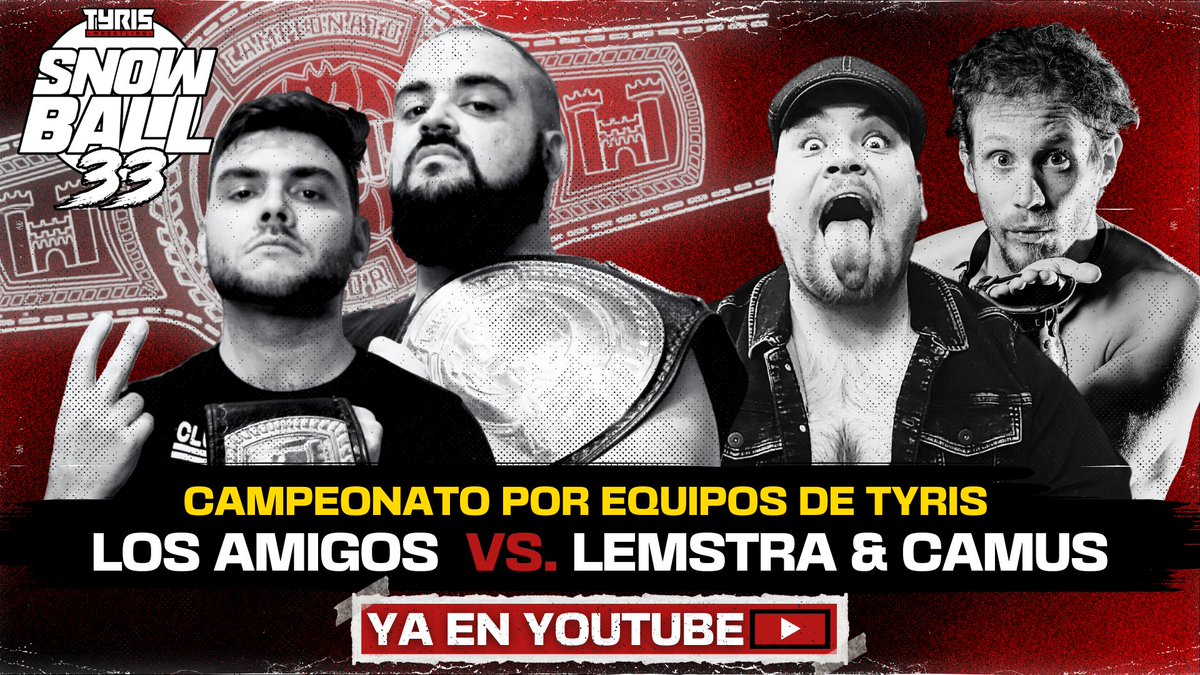 TyrisWrestling's tweet photo. 🚨 NUEVO COMBATE DISPONIBLE 🚨 

@Camus_Socrates ⚙️ lanzó un reto desde @AuroraWrestlin 🇫🇷 para el #Snowball33

Sabiendo que #AdriaanLemstra 🧢 está buscando equipo, el Tío Voro 👨‍🌾 los unió en un combate titular ante Los "AMIGOS" 🫂

¡No os lo perdáis! 👇
https://t.co/RPNvADi5TD https://t.co/r2YbXE6KJl