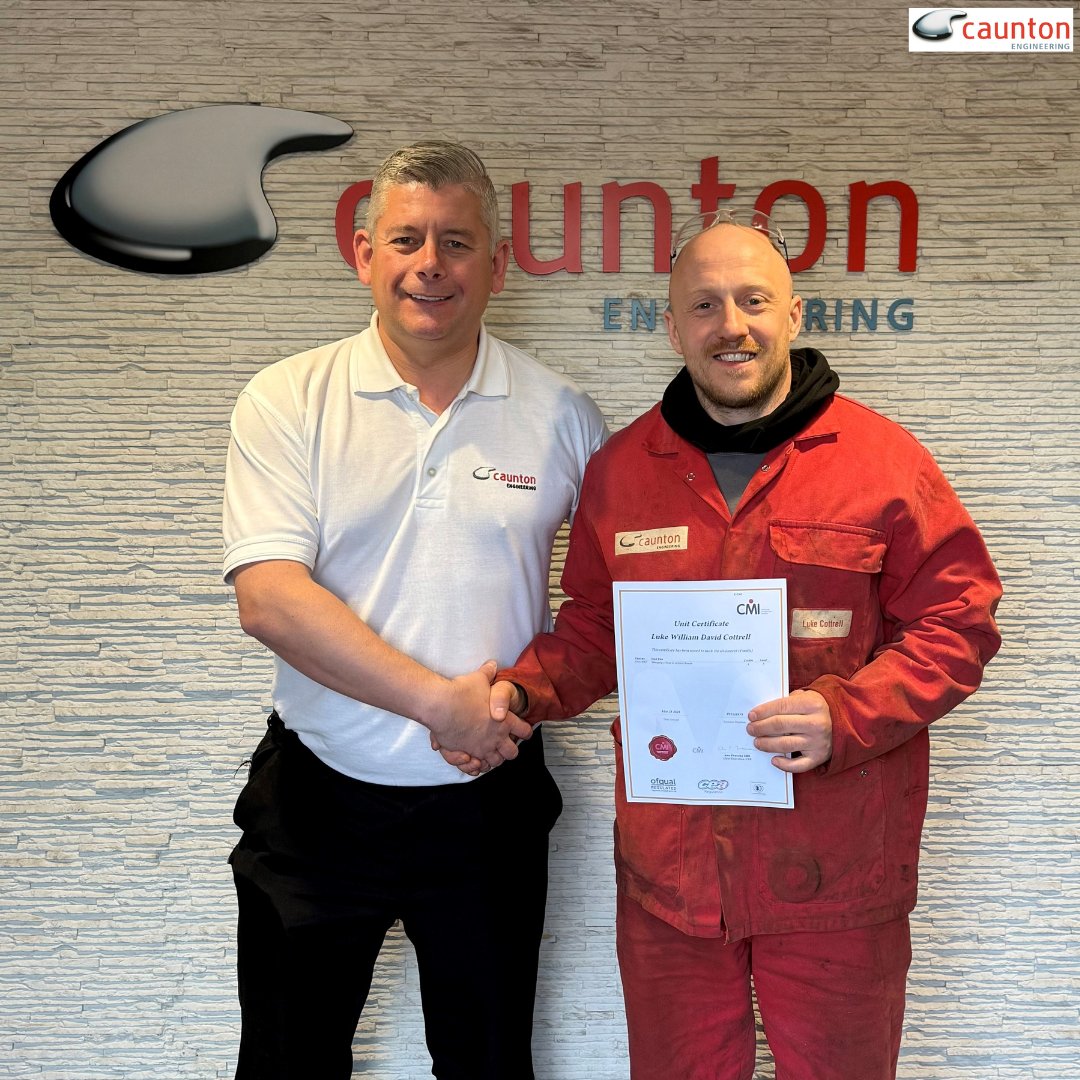 Luke, one of our Team Leaders, has recently passed his CMI Level 3 qualification in Management.

We would like to congratulate Luke on completing his qualification and his continued professional development.

#engineering