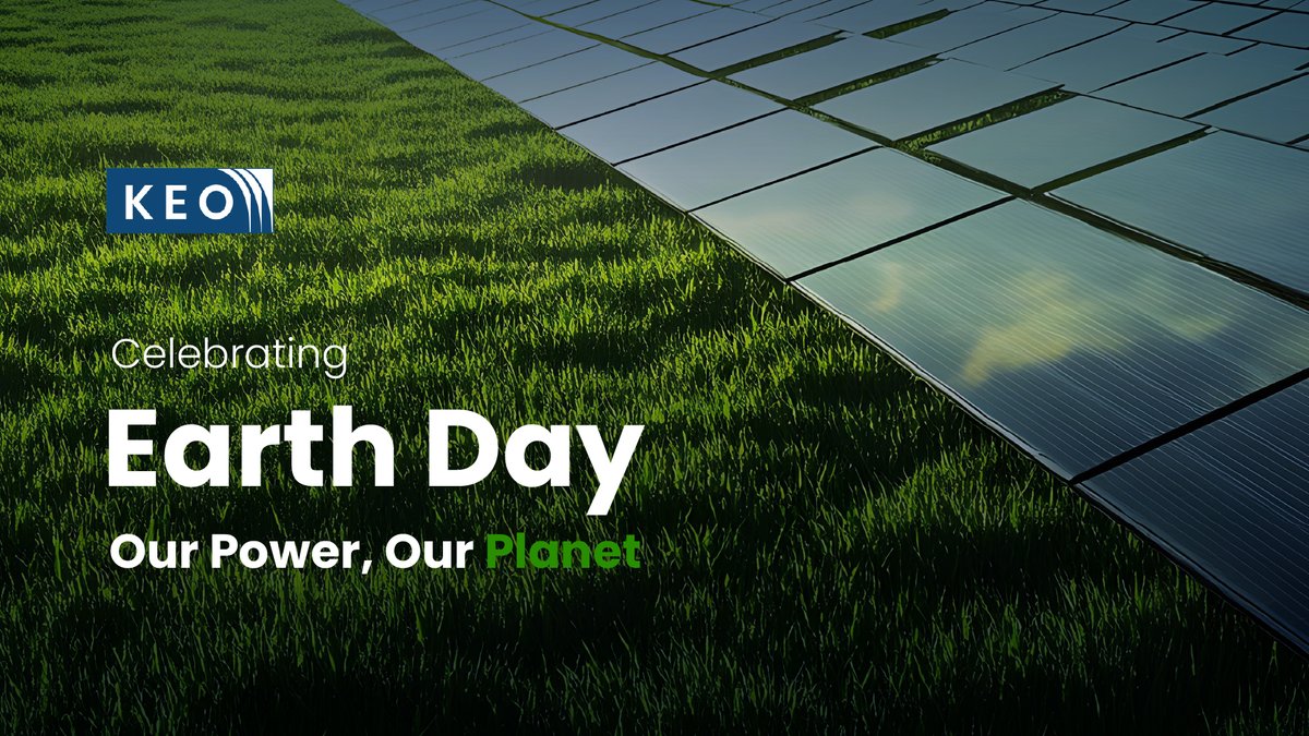 Happy Earth Day!

With this year's theme, #OurPowerOurPlanet, we're celebrating how KEO’s work is helping drive the transition to a low-carbon, renewable future, for the planet, for our clients, and for the generations to come.

At KEO, sustainability isn’t just a feature, it’s