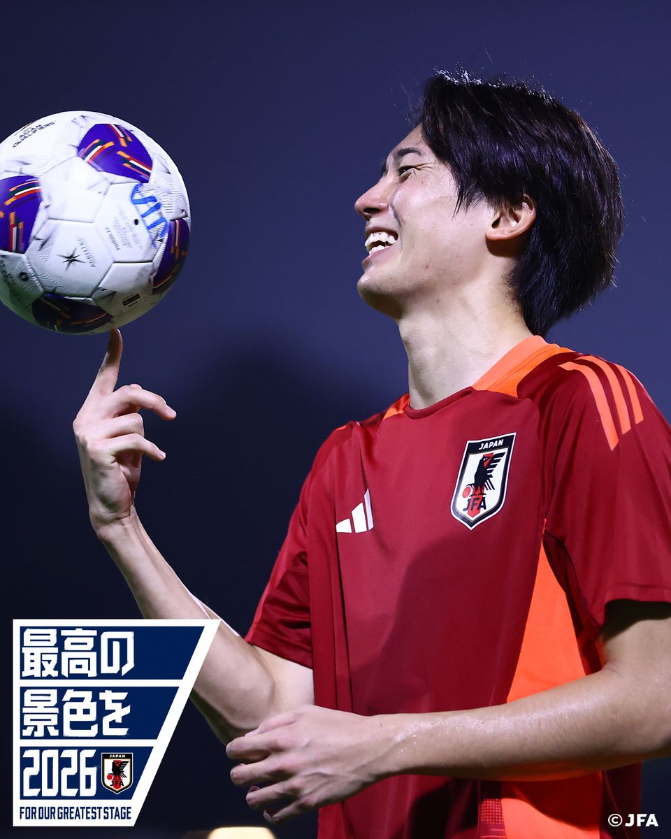 サッカー日本代表 🇯🇵 (@jfa_samuraiblue) on Twitter photo 🔹 #最高の景色を 🔹
#中村敬斗
『FIFAワールドカップ26🏆』
開幕まであと4️⃣1️⃣6️⃣日
<a href="/FIFAWorldCup/">FIFA World Cup</a> #FIFAWorldCup
#SAMURAIBLUE
#jfa #daihyo #サッカー日本代表 🔹 #最高の景色を 🔹
#中村敬斗
『FIFAワールドカップ26🏆』
開幕まであと4️⃣1️⃣6️⃣日
<a href="/FIFAWorldCup/">FIFA World Cup</a> #FIFAWorldCup
#SAMURAIBLUE
#jfa #daihyo #サッカー日本代表