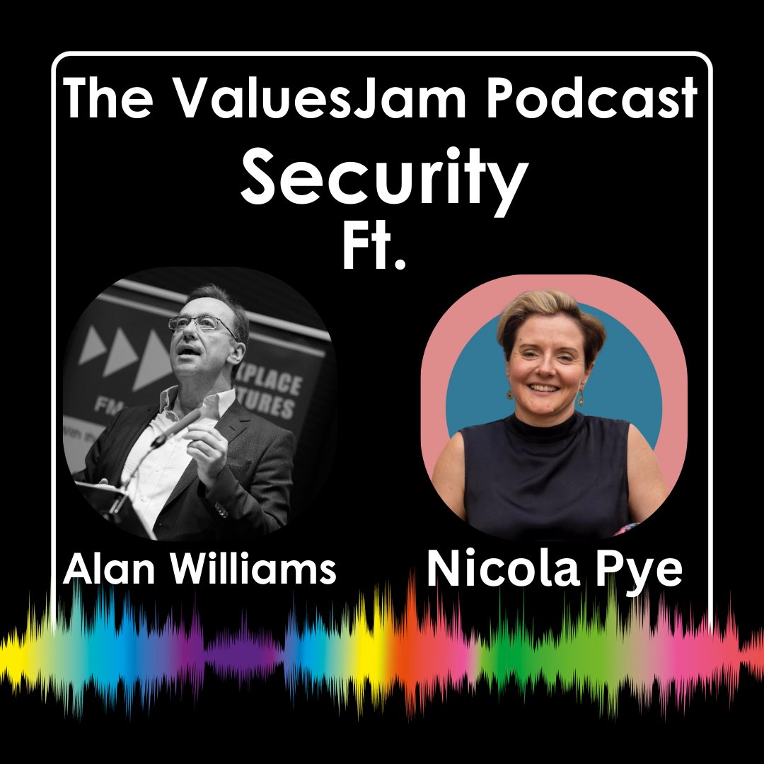 @ValuesJam (@jamvalues) on Twitter photo #ICYMI Be sure to check out this ValuesJam Guest Session with Nicola Pye and host Alan Williams on the value of Security.
You can watch the full episode via the link below and be sure to check out the other episodes in the series.
youtube.com/watch?v=68Ylub…
<a href="/ourSERVICEBRAND/">Alan Williams</a> #ICYMI Be sure to check out this ValuesJam Guest Session with Nicola Pye and host Alan Williams on the value of Security.
You can watch the full episode via the link below and be sure to check out the other episodes in the series.
youtube.com/watch?v=68Ylub…
<a href="/ourSERVICEBRAND/">Alan Williams</a>
