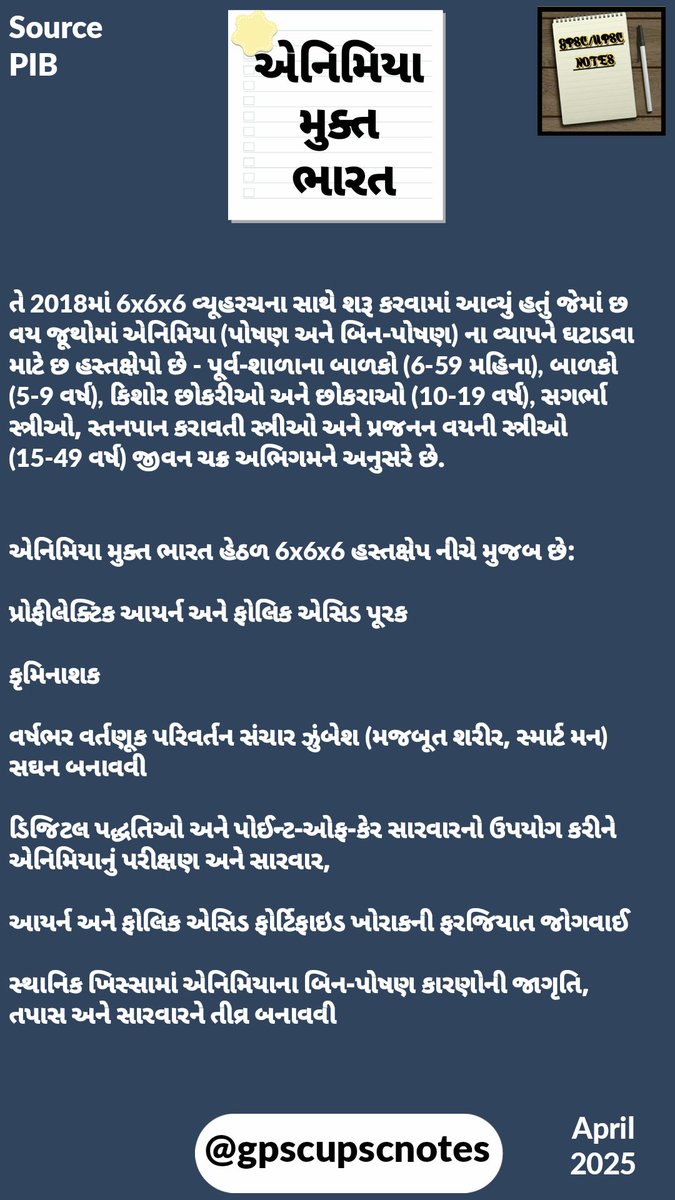 gpscupscnotes's tweet image. Anemia Mukt Bharat
એનિમિયા મુક્ત ભારત

#AnemiaMuktBharat
#એનિમિયામુક્ભારત

#GPSC 
#UPSC 
#MPSC
#FPSC
#PPSC
#TPSC 
#UPPSC 
#MPPSC 
#TNPSC 
#APPSC