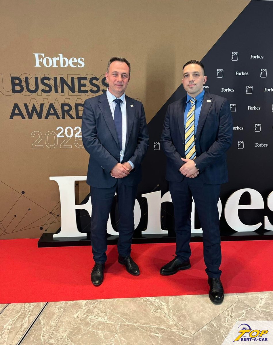 TopRentACar's tweet photo. Last week Top Rent A Car was honored as a finalist in the “Company of the Year in the Services Sector” category at the prestigious Forbes Business Awards 2025.🏆 We remain committed to excellence and innovation in mobility.🙏
#Forbes #BusinessAwards2025 #TopRentACar https://t.co/CUyViPGj1M