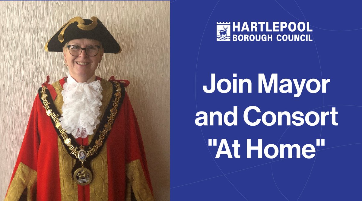 Hartlepool Borough Council (@hpoolcouncil) on Twitter photo ๐๐ผ๐ถ๐ป ๐ ๐ฎ๐๐ผ๐ฟ ๐ฎ๐ป๐ฑ ๐๐ผ๐ป๐๐ผ๐ฟ๐ โ๐๐ ๐๐ผ๐บ๐ฒโ
๐Residents of Hartlepool are invited to join Ceremonial Mayor Councillor Carole Thompson and Consort Councillor Phil Holbrook for their โAt Homeโ event.
๐It will take place in the Civic Suite at Hartlepool Civic Centre ๐๐ผ๐ถ๐ป ๐ ๐ฎ๐๐ผ๐ฟ ๐ฎ๐ป๐ฑ ๐๐ผ๐ป๐๐ผ๐ฟ๐ โ๐๐ ๐๐ผ๐บ๐ฒโ
๐Residents of Hartlepool are invited to join Ceremonial Mayor Councillor Carole Thompson and Consort Councillor Phil Holbrook for their โAt Homeโ event.
๐It will take place in the Civic Suite at Hartlepool Civic Centre