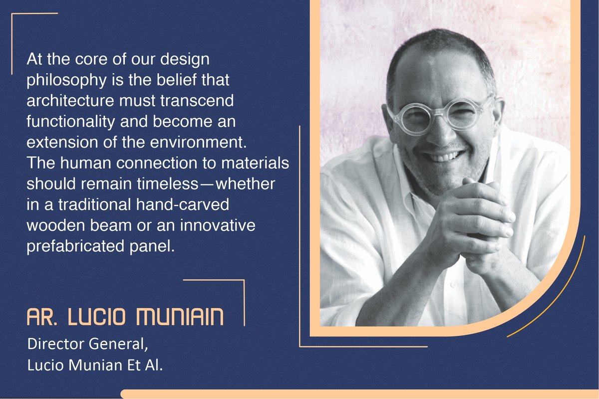 Ar. Lucio Munian discusses why ensuring that architecture does not lose its emotional and sensory depth is crucial. 

Read more: aceupdate.com/humanising-spa…

#ACEUpdate #LucioMunian #architecture #design #interiordesign #architect