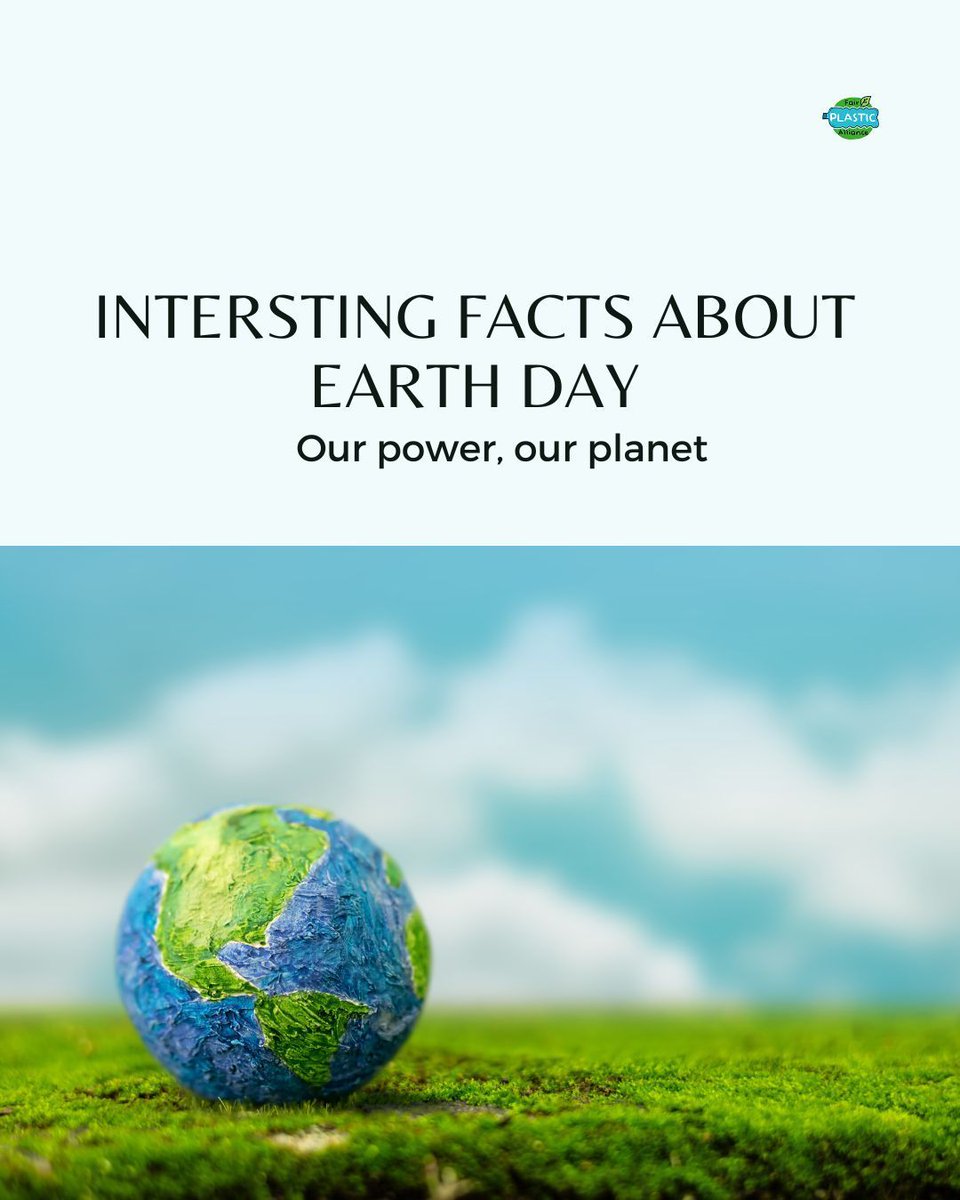 PlasticFair's tweet photo. Every year, this day brings new fact, but it also brings a deeper truth

The Earth has been showing up for us , but how are we showing up for it?
As you swipe through these interesting Earth Day facts, we hope you pause feel a little more connected to the only home we’ve got. https://t.co/jraDmLeNgM