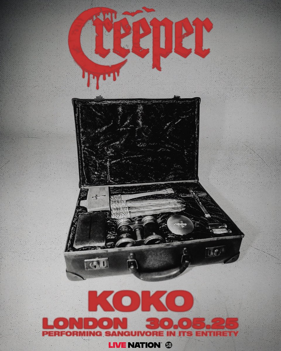 LONDON – KOKO – MAY 30

SANGUIVORE
Performed in full. One night only.

You know it’s only Rock N Roll but tonight… it could take your life. – Darcia