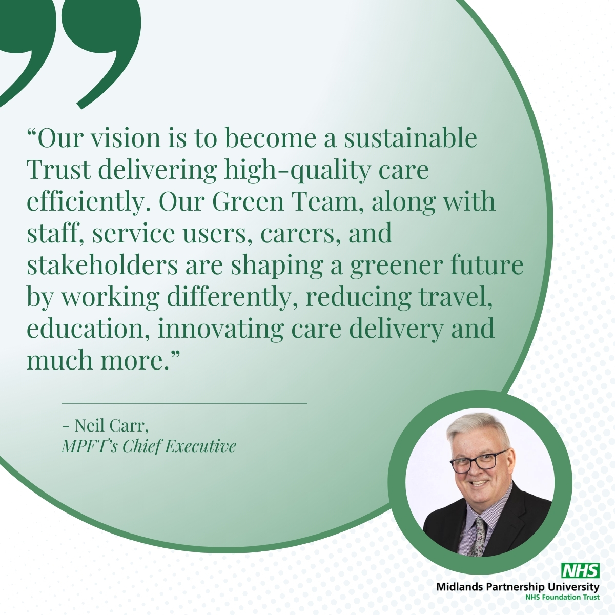Happy #EarthDay! 🌎 
On this day, we wanted to thank our staff, service users, carers, and partners who are shaping a greener, healthier future with us!💚
#EarthDay2025 #Sustainability