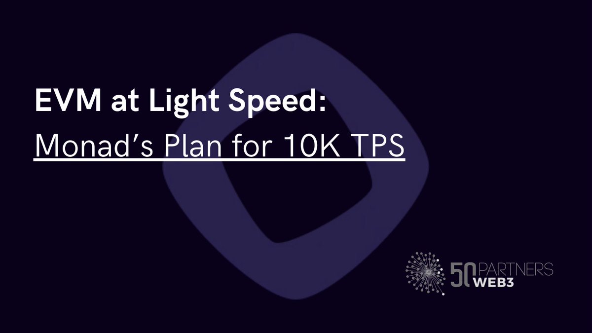 1/ Monad: The Future of EVM Scaling? 🟣

Gmonad everyone, A new L1 is making big promises: 100x Ethereum’s speed. But is it truly a game changer? Let’s break it down. 👇
