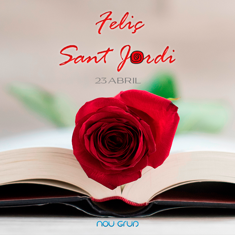 nougrup's tweet photo. 🌹📖 ¡Feliz Sant Jordi! 📖🌹
📚✨ Hoy Cataluña se llena de libros, rosas y mil historias que nos inspiran.
❤️ Pero eso no es todo…

🎉 ¡Feliz día también a Aragón y Castilla y León! 🎉

#SantJordi2025 #DíaDeSantJordi #DíaDeAragón #DíaDeCastillayLeón #NouGrup #DiaDelLibro2025 https://t.co/WLqsy2uzqY
