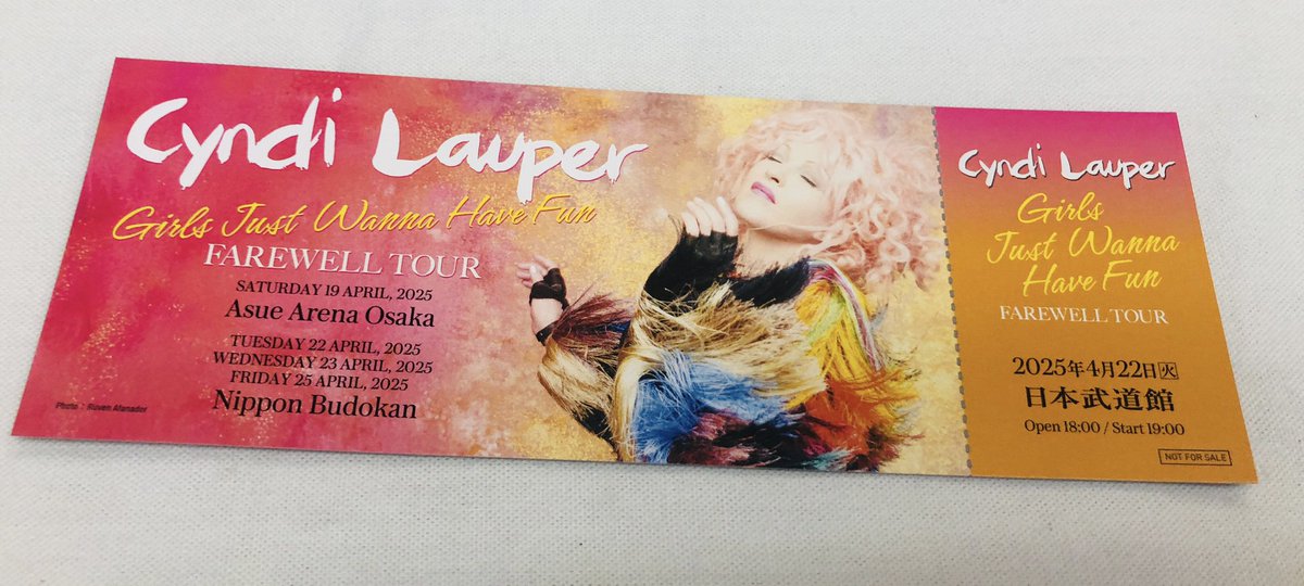 シンディ・ローパー チケット 4月23日 武道館 アリーナ 【公式通販】