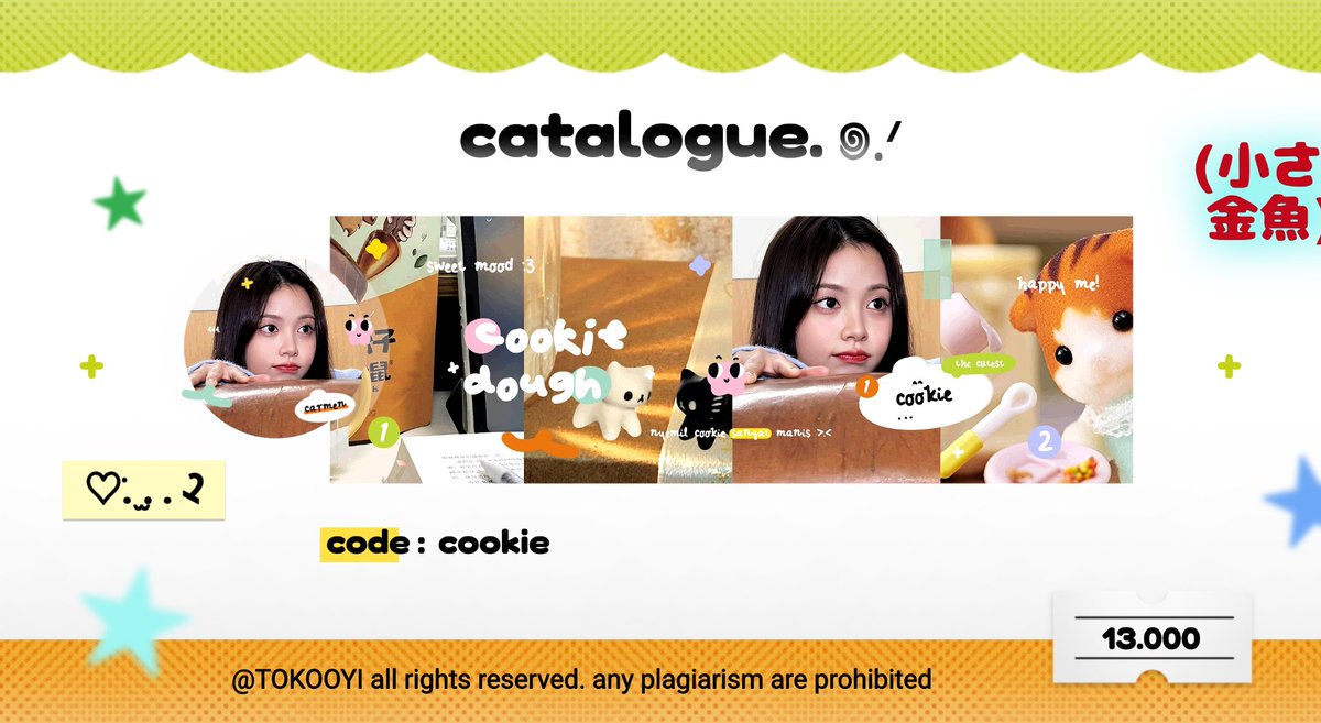 help repost? thank you 🍮 ^__=3 

halo 🖖🏻 oyi kembali membawa anak baru namanya "cookie" 🍪 tolong beri cinta yang banyak ke cookie yaa! 🫳🏻 semua layout model dibawah ufs — aku juga open titipan untuk katalog ini, bisa scroll kebawah untuk info lengkapnya 💬

#zonauang #zonaba