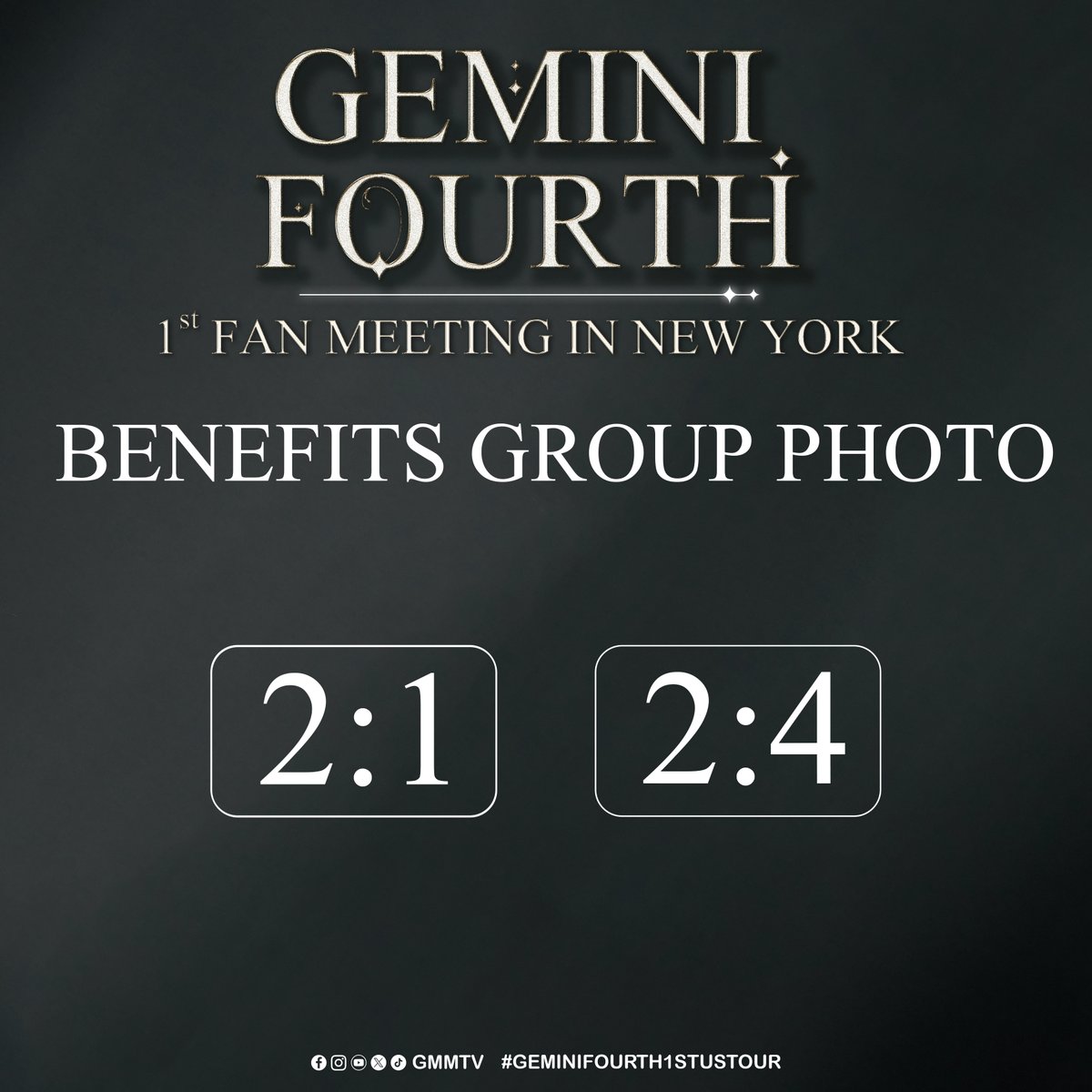 Photo Fan Benefits GEMINI FOURTH 1st FAN MEETING IN NEW YORK Group
