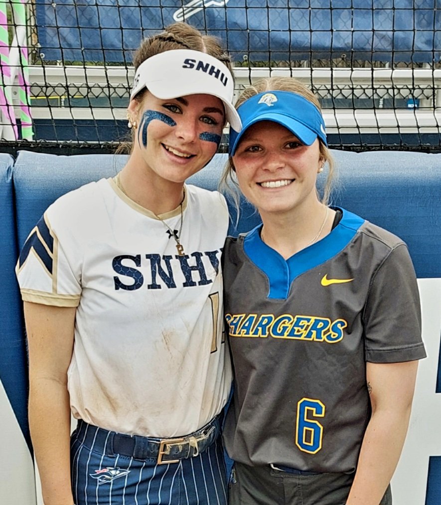 Michael Fox (@thscoachfox) on Twitter photo #π―intheNCAA Great seeing these two former teammates reunited!! (π· courtesy of Lori Thorpe). <a href="/DemouraKaysie/">Kaysie DeMoura 2023</a> <a href="/kyliethorpee/">Kylie Thorpe</a> <a href="/PenmenSB/">SNHU Softball</a> <a href="/UNewHavenSB/">New Haven Softball</a> <a href="/tauntonsoftball/">THS Softball</a> <a href="/THSFHockey/">THS Field Hockey</a> <a href="/cmiconsalvi/">Carrie Consalvi</a> <a href="/thstvstudio/">THS TV Studio</a> #π―intheNCAA Great seeing these two former teammates reunited!! (π· courtesy of Lori Thorpe). <a href="/DemouraKaysie/">Kaysie DeMoura 2023</a> <a href="/kyliethorpee/">Kylie Thorpe</a> <a href="/PenmenSB/">SNHU Softball</a> <a href="/UNewHavenSB/">New Haven Softball</a> <a href="/tauntonsoftball/">THS Softball</a> <a href="/THSFHockey/">THS Field Hockey</a> <a href="/cmiconsalvi/">Carrie Consalvi</a> <a href="/thstvstudio/">THS TV Studio</a>
