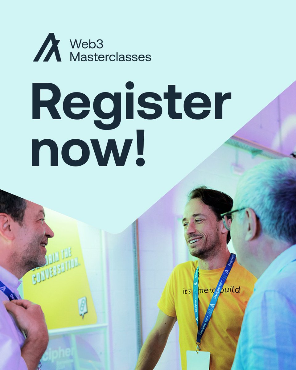 Algorand_NG's tweet image. Happening Today! 🚨

The Algorand Foundation Web3 Masterclass kicks off today at 6PM WAT!
Don’t miss this beginner-friendly session:

Topic: Intro to Blockchain and Web3
Whether you're just getting started or curious about the space, this is the perfect entry point into the Web3