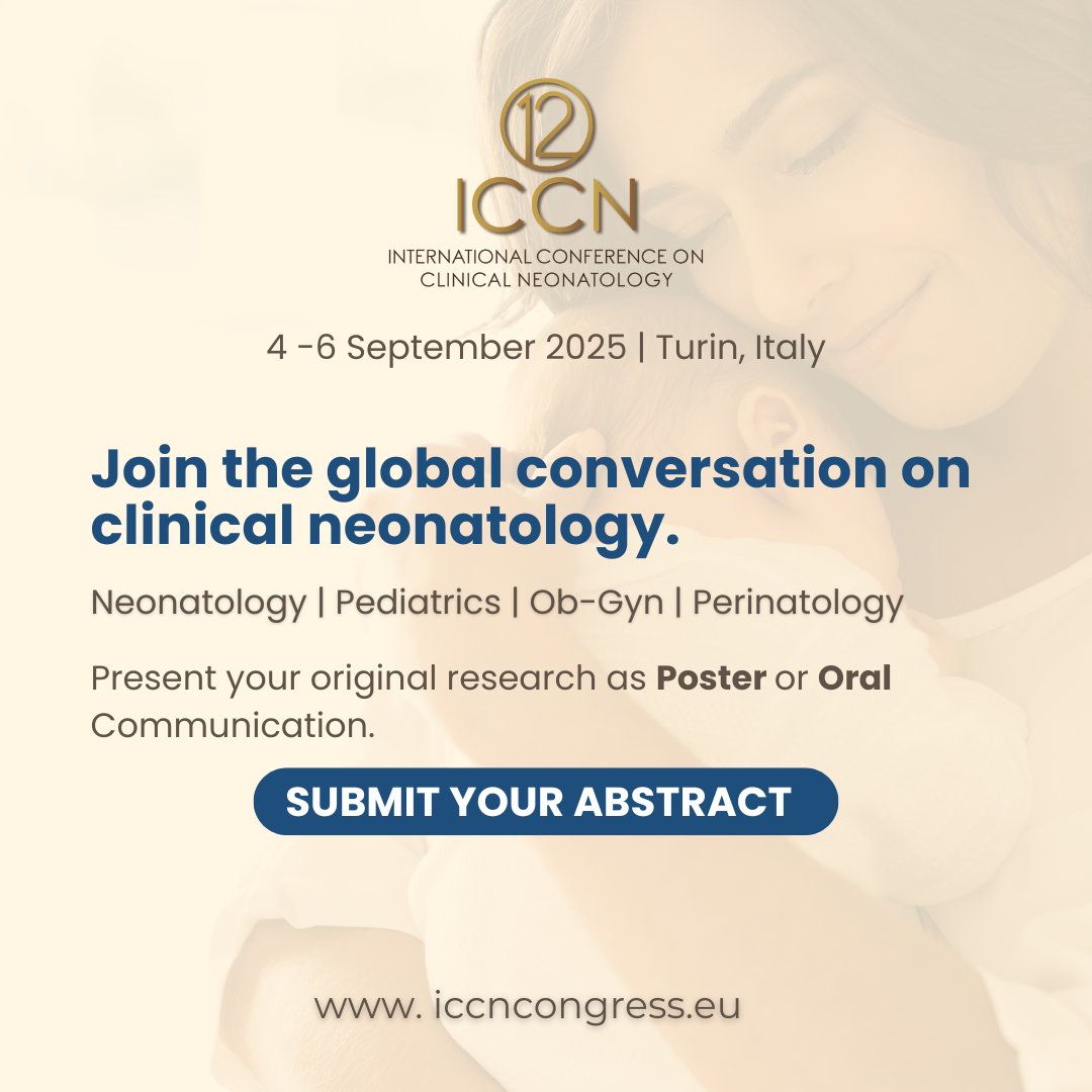 ICCN_Congress's tweet image. Seize the chance to present your neonatal research at #ICCN2025—connect with global experts and contribute to advancing clinical care worldwide.
Submit abstract here✅: bit.ly/ICCN-ABSTRACT
Register now to network with Top #neonatologists 👉: bit.ly/ICCN-REGISTRAT…