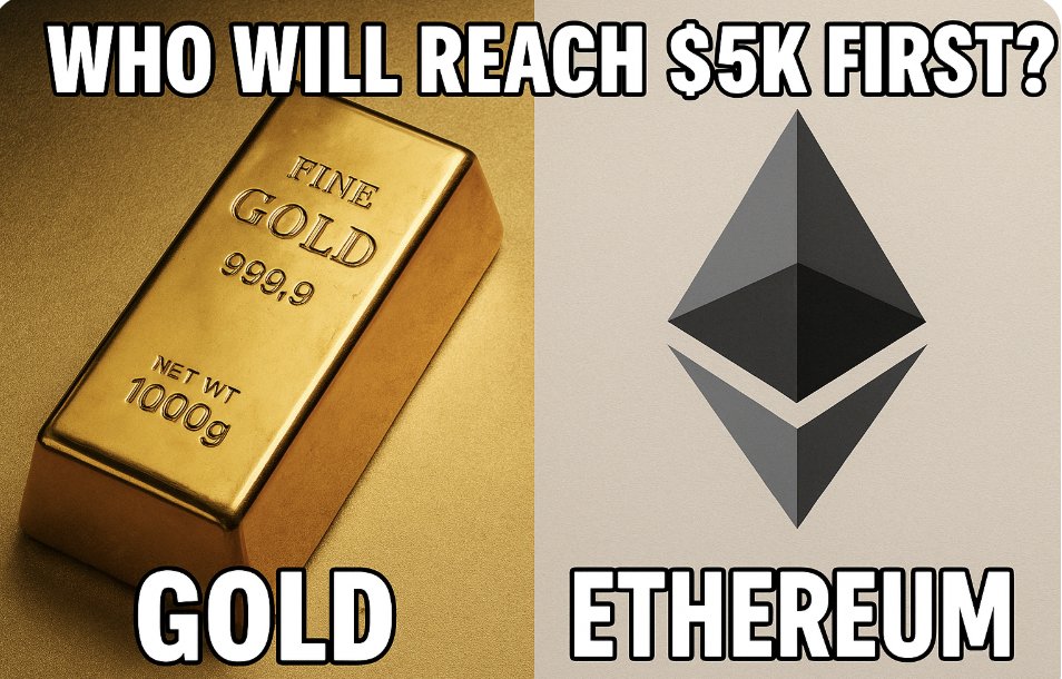 who will reach 5K first? $gold $eth