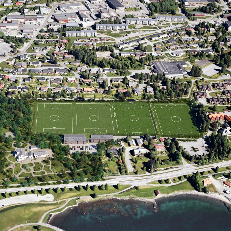 Molde_FK's tweet photo. Molde Fotballklubb er en sentral kraft i Romsdalsregionen – sportslig, sosialt og økonomisk. For å sikre videre utvikling, konkurransekraft og bærekraft, planlegger klubben nå et nytt, moderne treningsanlegg på Lubbenes/Retiro-området.