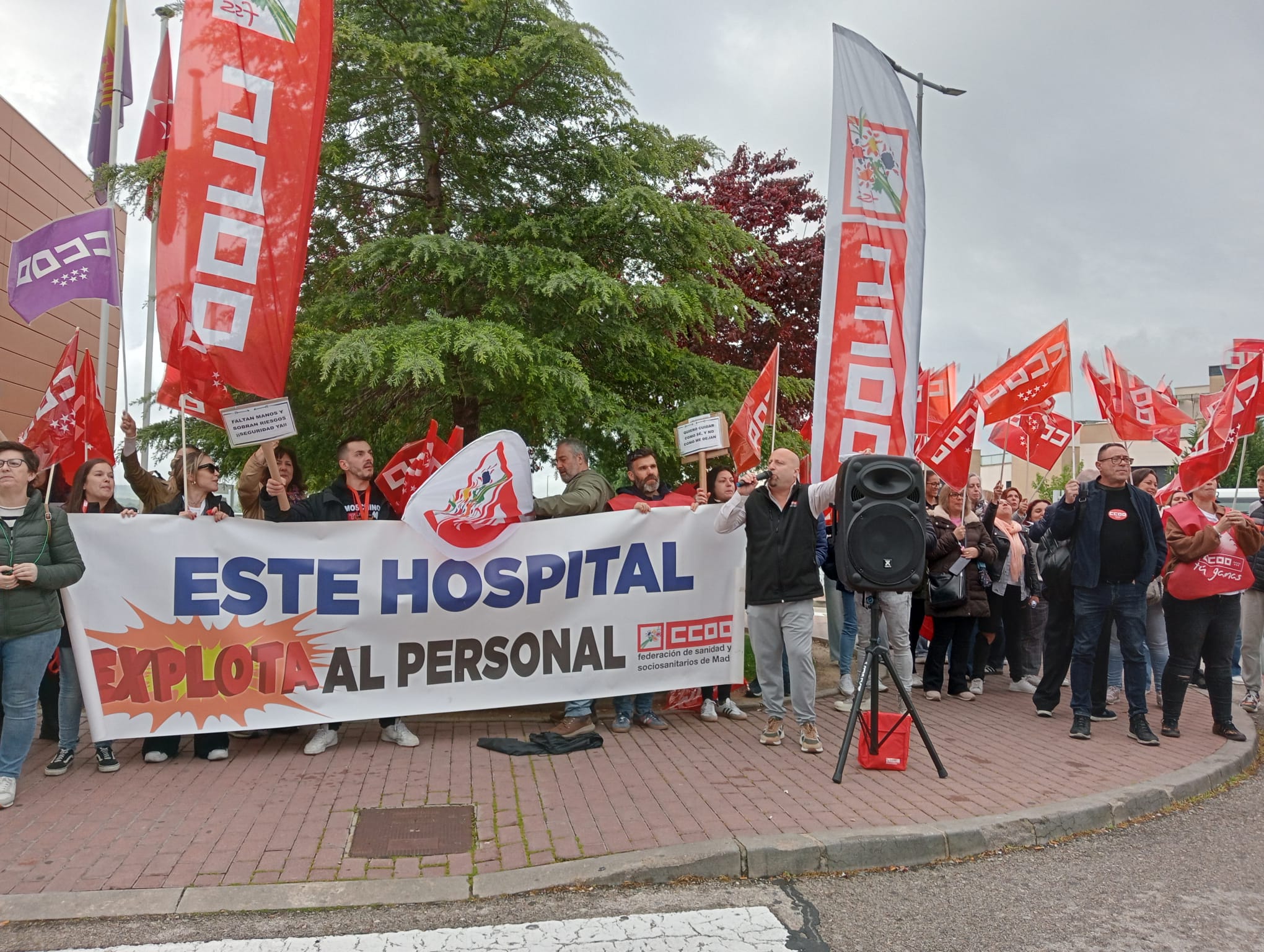 Foto cedida por CCOO Madrid Foto cedida por CCOO Madrid