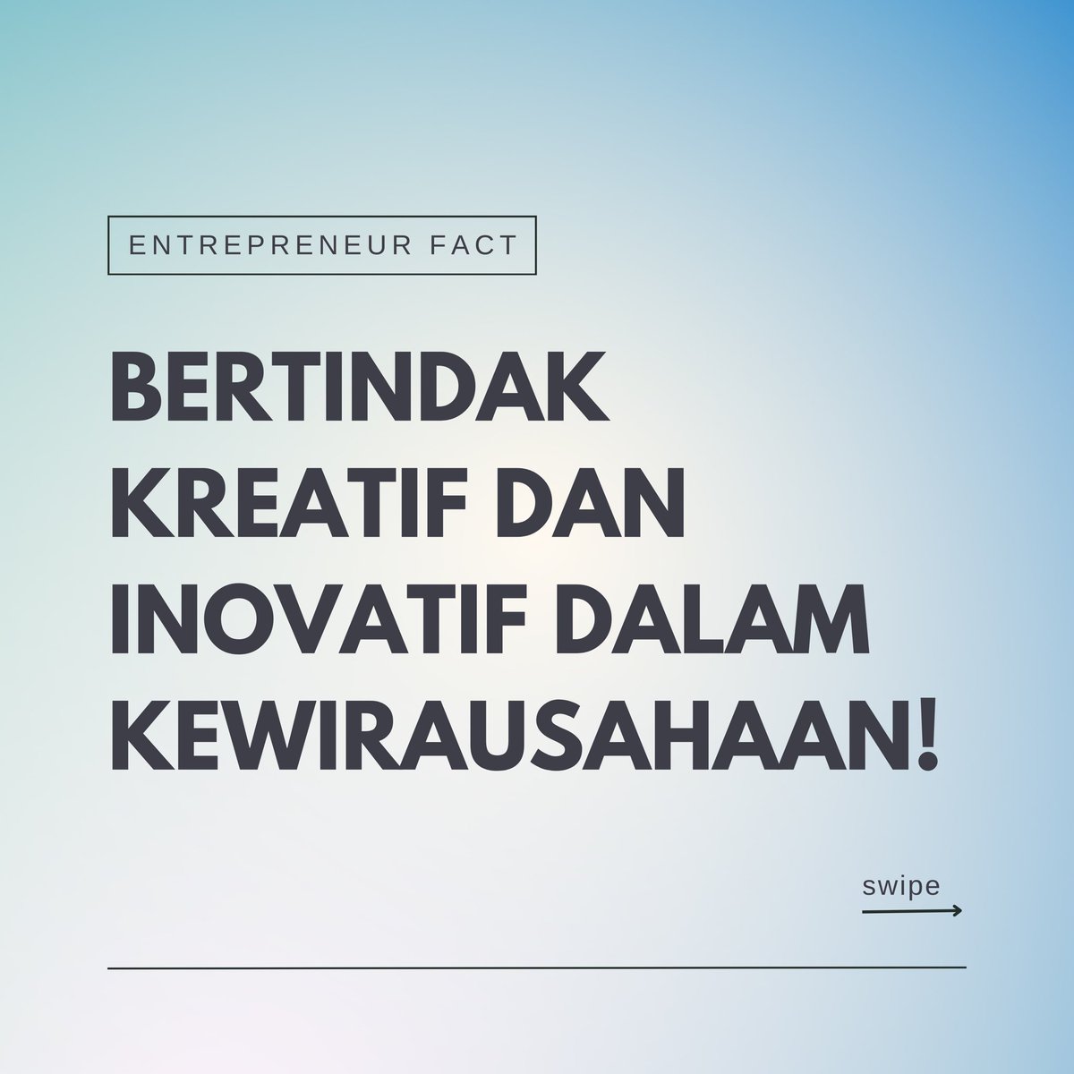 HMJITPUMM's tweet photo. [E-FACT]
Kesuksesan dalam bisnis tidak hanya bergantung pada keberuntungan, tetapi juga pada kreativitas dan inovasi! 🚀
Jadilah wirausaha yang tidak hanya mengikuti arus, tetapi juga menciptakan peluang! 💪✨ 

#PROVA
#Himatekpa2025
#JayaTeknologi https://t.co/jXt25D7bkX