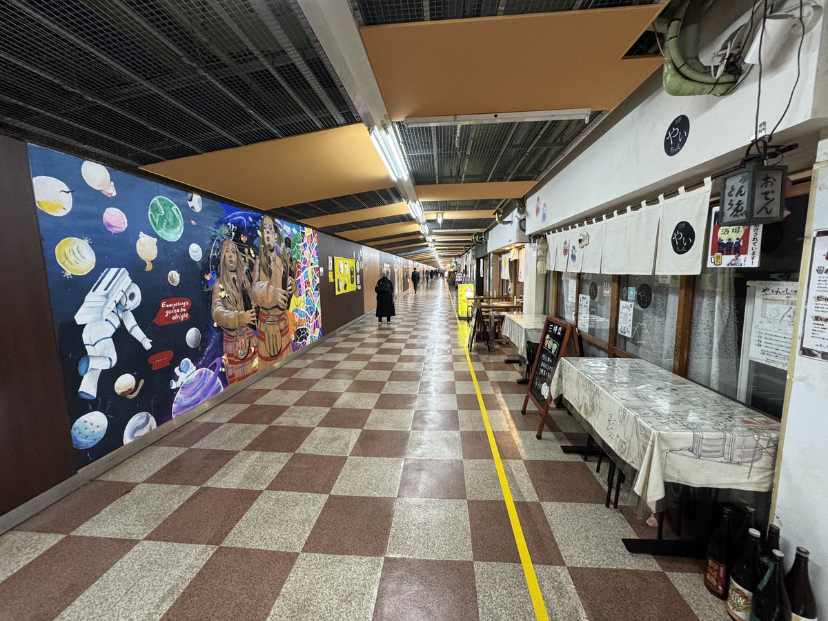 伏見駅地下街を通りました。
恐らくは初めて。
fushimi-chikagai.jp