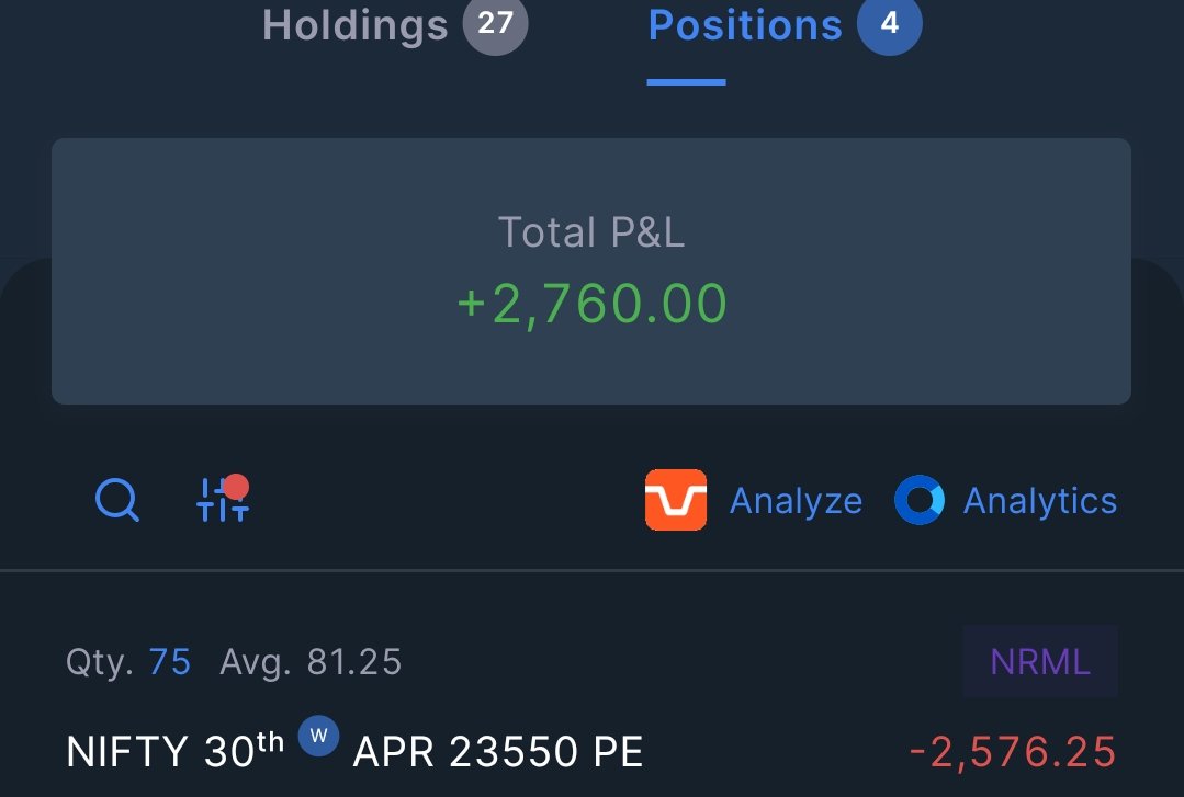 TamilSelvanN1's tweet photo. Intraday: +0.3% (allocated cap 20L)
Positional: on-going (allocated cap 5L)
#SmallScaleRetailer https://t.co/xRKWTU2RZI