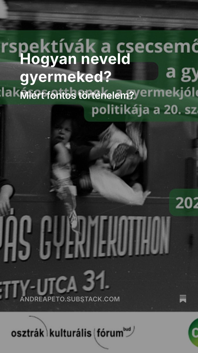 Peto Andrea 🇦🇹🇭🇺🇪🇺 (@petoandrea) on Twitter photo Hogyan neveld gyermeked? És honnan tudod, hogy hogyan kell-ene.
<a href="/ceu/">Central European University</a> <a href="/CEUDemInst/">CEU Democracy Institute</a> <a href="/kulturforum/">KulturForum</a>
open.substack.com/pub/andreapeto… Hogyan neveld gyermeked? És honnan tudod, hogy hogyan kell-ene.
<a href="/ceu/">Central European University</a> <a href="/CEUDemInst/">CEU Democracy Institute</a> <a href="/kulturforum/">KulturForum</a>
open.substack.com/pub/andreapeto…