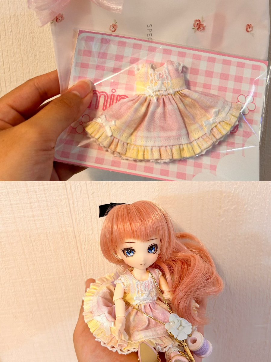 pomapomasakae's tweet photo. とっても可愛い！！！！
お洋服が届いたので着せてみた…♡
@mipurimade 様のお洋服❤️ https://t.co/8vf1trYbxY