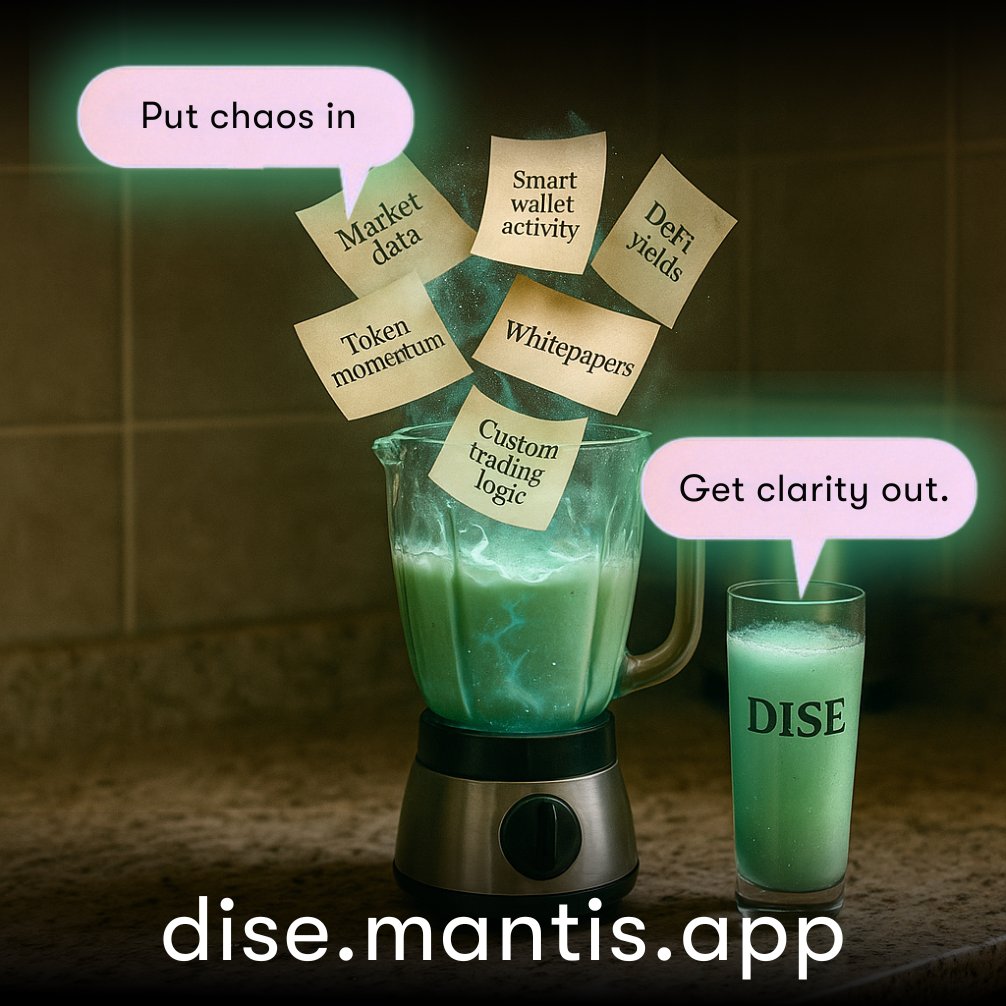 jamalaezaz's tweet image. Time for another #DISE meme, 

Try DISE at: dise.mantis.app

@mantis_app 

Meme by: @RicardoAlb13003 
#DeFAI #Defi #Web3