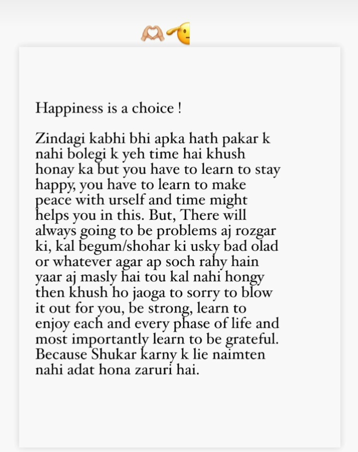 Happiness is a choice !