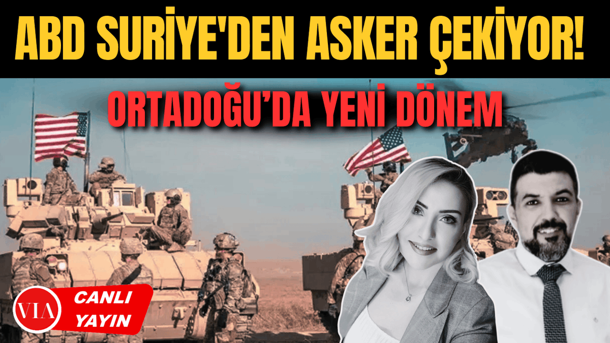 📢 Via Gündem'de <a href="/AlinOzinian/">Alin Ozinian</a>'ın
konuğu Suriyeli gazeteci <a href="/kassargian/">sarkis kassargian (سركيس قصارجيان)</a> 

Canlı yayın 20.00'de:
youtube.com/live/G2QBXgpxx…

📌ABD'nin asker sayısını azaltması bölgedeki stratejisini nasıl etkiler?
📌YPG/SDG bu durumdan nasıl etkilenir?
📌Türkiye, İran ve IŞİD nasıl etkilenir?