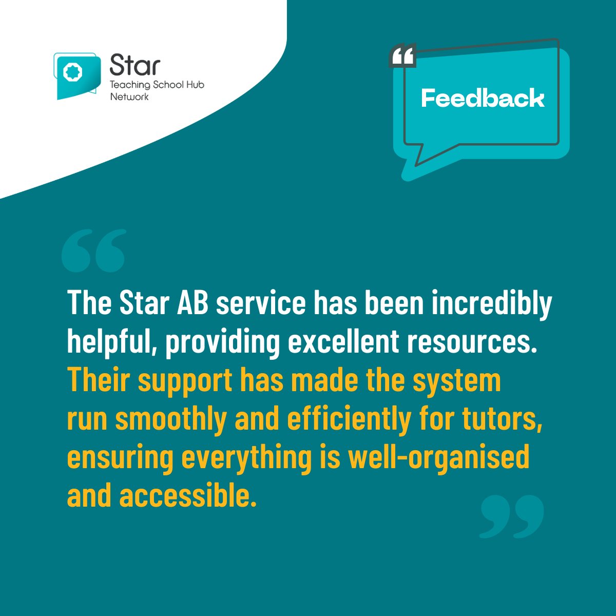 Here’s some great feedback we received about our Star Appropriate Body service! ☺️ #teachingschoolhub #appropriatebody