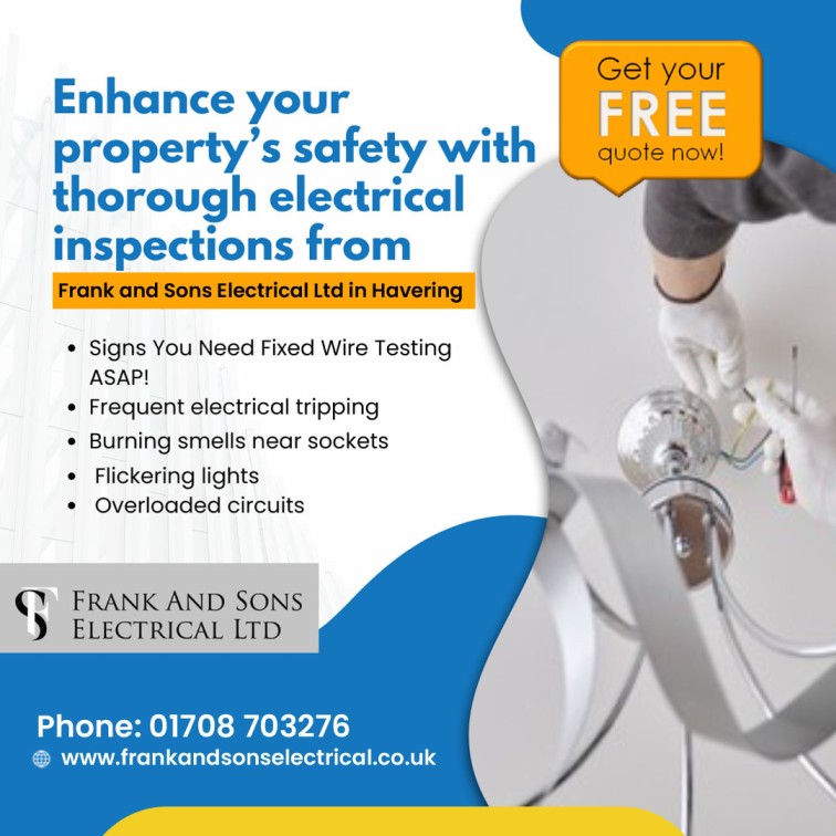 Frankandsonselc's tweet image. Enhance your property’s safety with thorough electrical inspections from Frank and Sons Electrical Ltd in Havering.

🌐 Visit Our Website at frankandsonselectrical.co.uk/fixed-wire-tes…

#FrankAndSonsElectrical #ElectricalSafety #FixedWireTesting #ElectricalInspection #HaveringElectricians