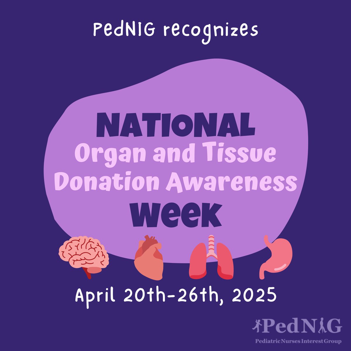 🌟 This week is National Organ and Tissue Donation Awareness Week 🌟

Read the full caption here: instagram.com/p/DIvm3YiuO6N/…

#PediatricNurses #PediatricNursing #RNAO #RegisteredNursesOfOntario #PedNIG #NOTDAW #OrganDonationSavesLives #BeADonor #TrilliumGiftOfLife