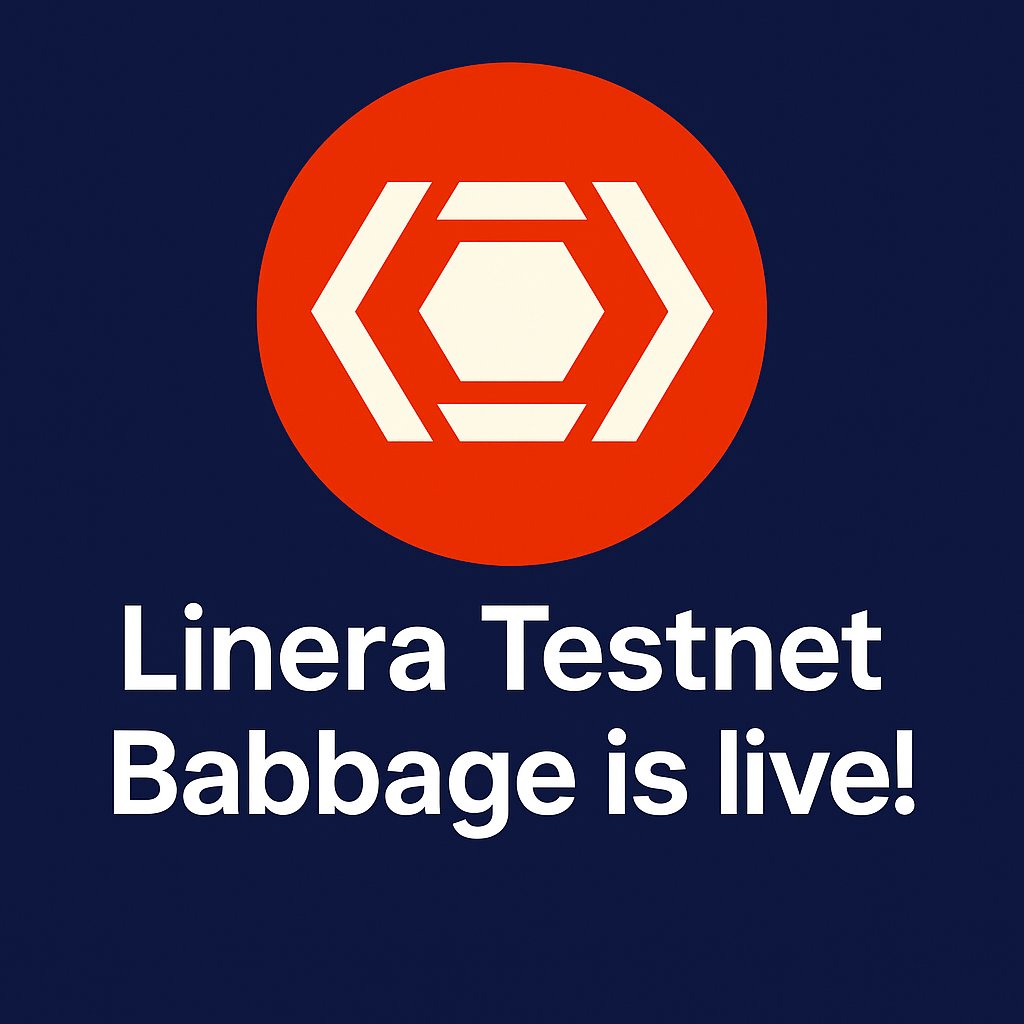 🚀 Linera Testnet Babbage is live!

@Linera_io is the alpha!

Linera_io  is pushing the boundaries of real-time, user-centric blockchain apps — and now you can join the mission and earn points along the way 💧

What's new in Babbage? 🧠 HTTP + AI-powered oracles
⚙️ Custom PoW