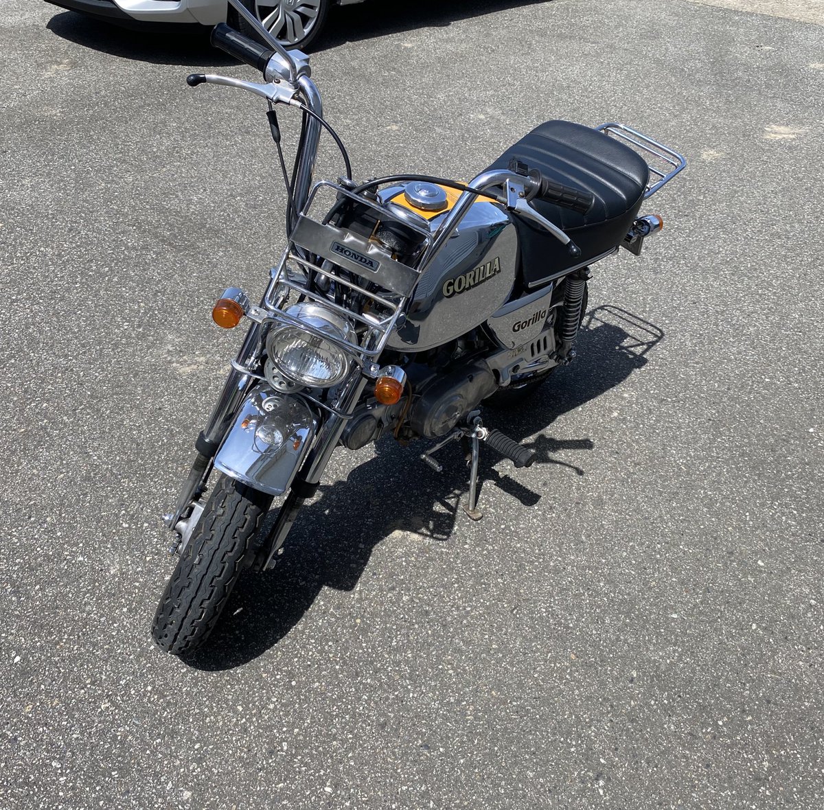 prs617's tweet photo. 久しぶりにバイク乗った🦍
また、バイク欲しいな… https://t.co/JNIoA1A441