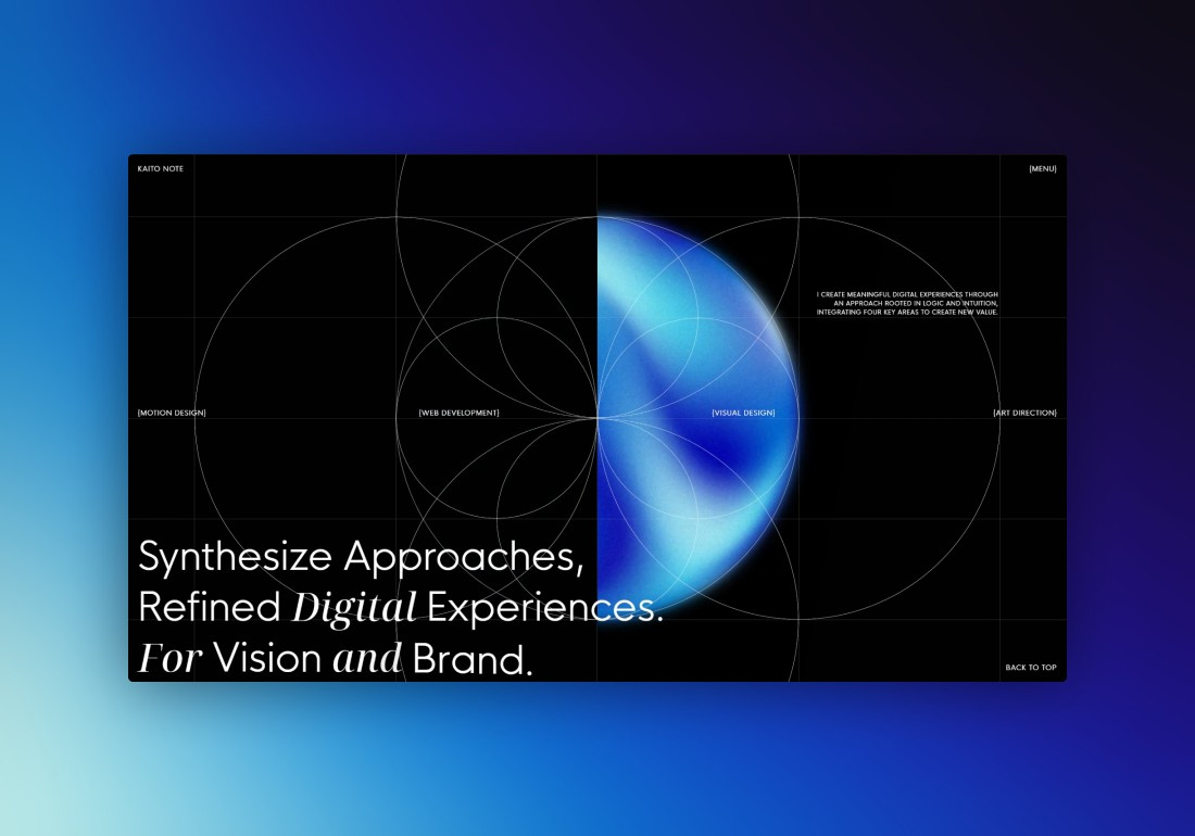 csswinner's tweet image. Site of the Day 22 April
Kaito Note - Portfolio
By: Kaito Note, VANSCH
csswinner.com/details/kaito-…