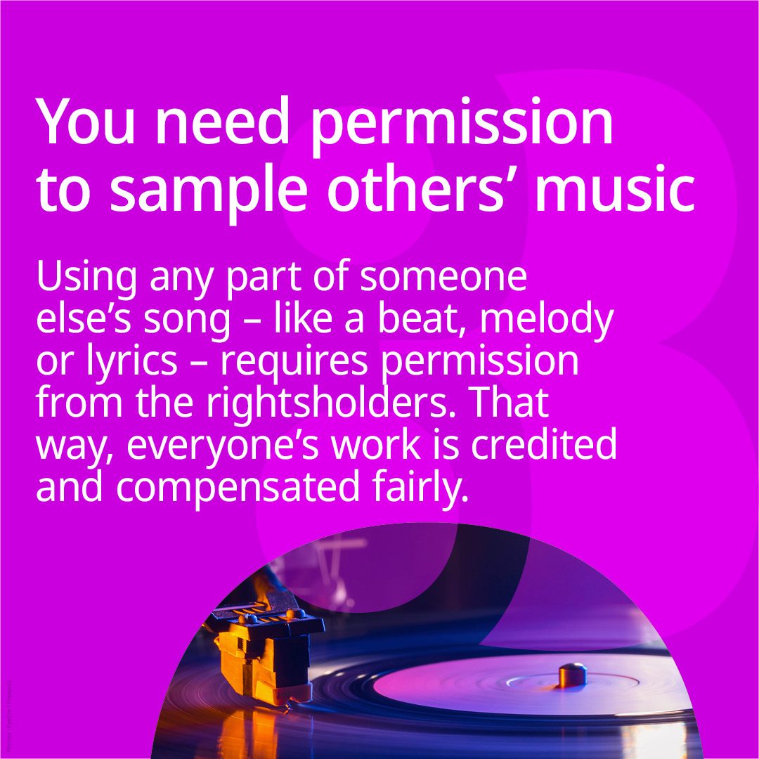 WIPO's tweet photo. Feel the beat of… music copyright! 🎶

Giving creators control over the use of their work, copyright plays an important role in empowering musicians to make a living from their passion.

Swipe through for five fun facts about copyright.

#WorldIPDay